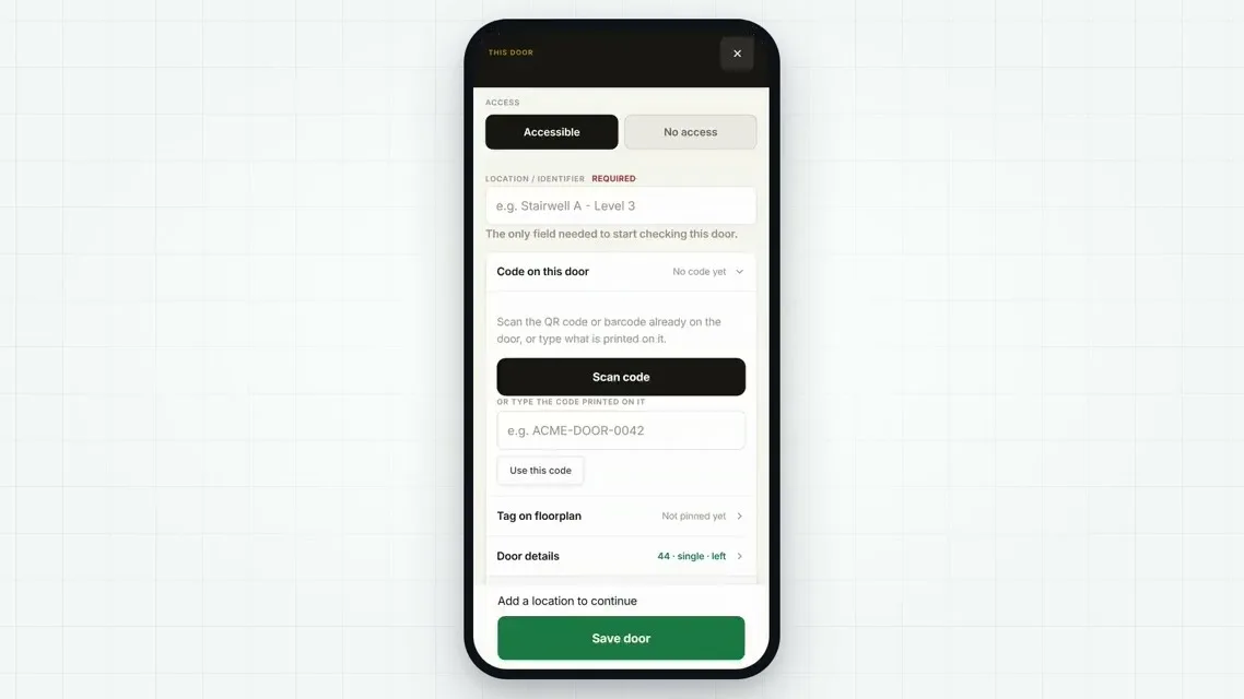 FireDoorApp for care homes & hospices