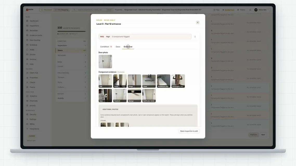 FireDoorApp for FM & estates teams