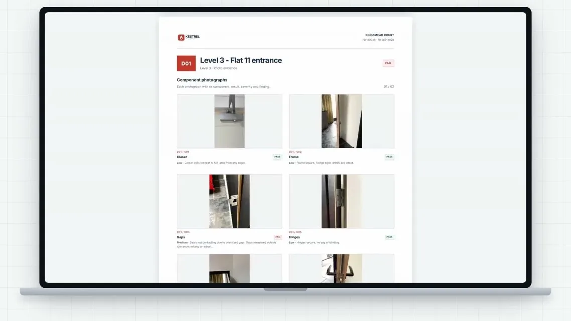 FireDoorApp for housing providers